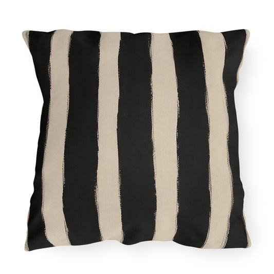 Black Stripe Cushion