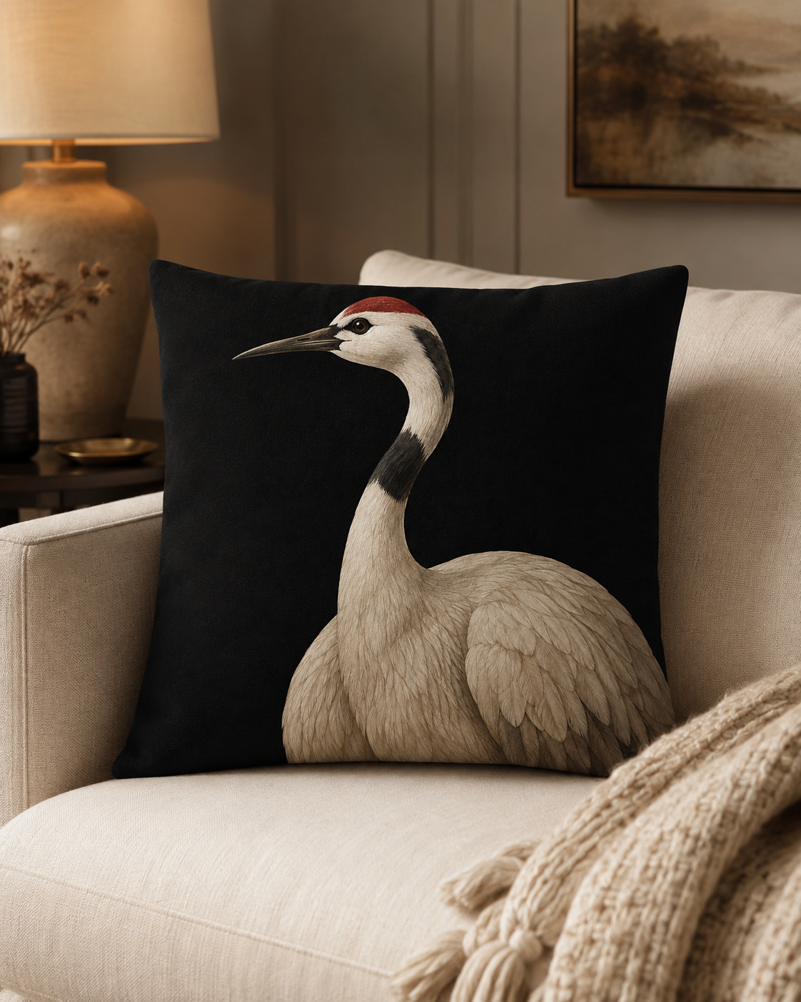 Crane Cushion
