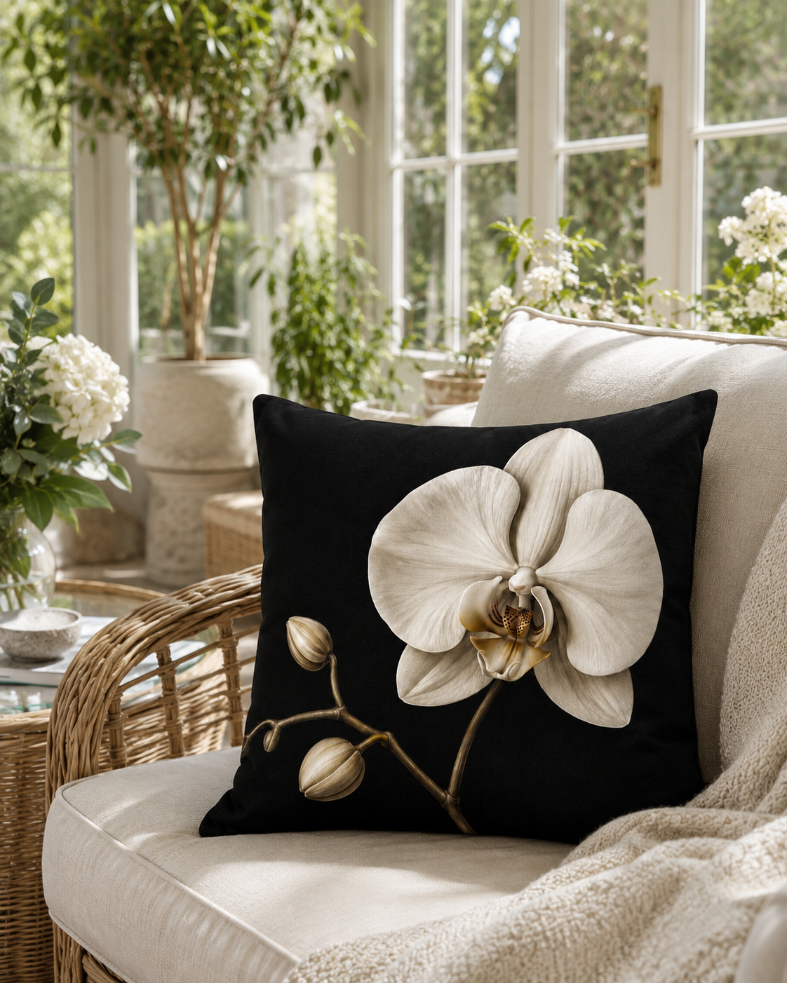 Orchid Cushion