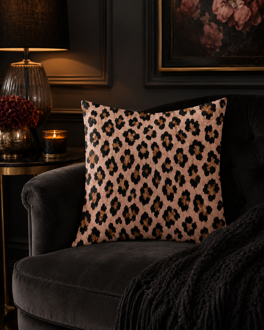Cheetah Pink Cushion
